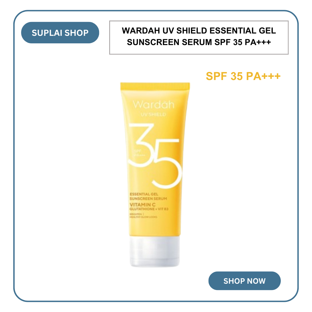 Wardah UV Shield Essential Gel Sunscreen SPF 35 PA+++